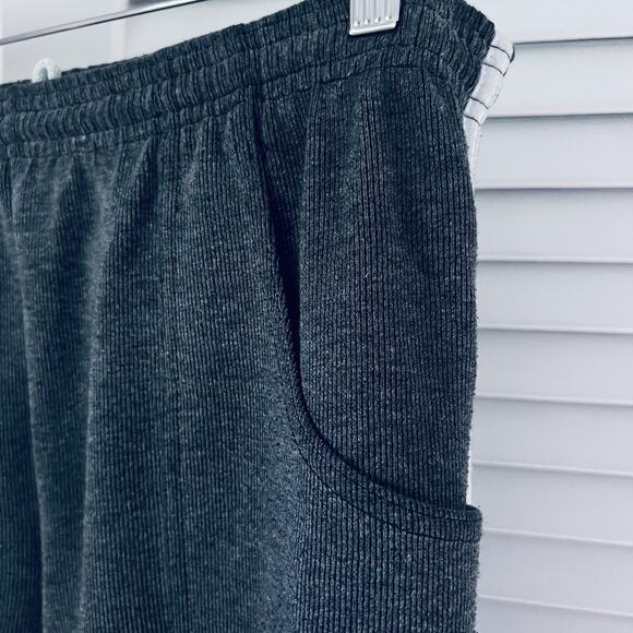 Gold’s Gym Men’s Sweatpants Medium Gray Striped Athletic Lounge Pants Joggers - Picture 5 of 10